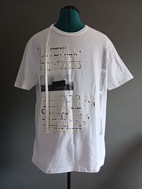 Off White Virgil Abloh White T Shirt 2013 Size L